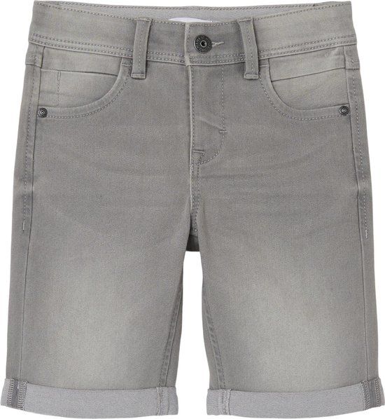NAME IT NKMSILAS Slim Fit Denim Shorts - Boys - Medium Grey Denim - Size 176