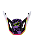 Alpinestars Visière S-M7 Blaster Violet Rose Blanc Brillant, Taille: Taille Unique