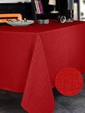 Calitex Brom tafelkleed rechthoekig polyester kersenrood 150 x 200