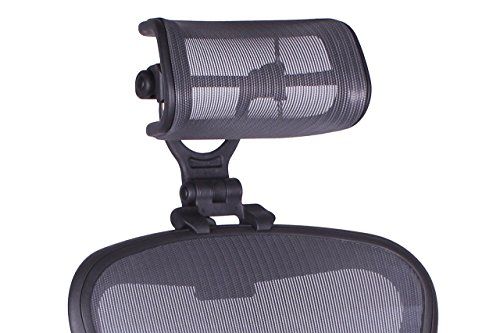 De Herman Miller Aeron Chair H4 Graphite Headrest | Fits Remastered 2017+ Models
