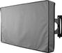 Housse de protection TV Extérieur - Housse d'écran étanche - Protection contre les intempéries - Doublure intérieure douce - 22-24 pouces - Gris
