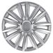 Petex RB541216 enjoliveur Intenso Pro taille 16 pouce double couche de peinture, matériau : ABS en boîte, argent - jeu de 4