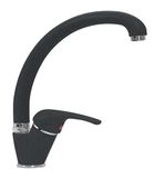 SCHOCK Omega-hoge mengkraan, eengreepsmengkraan, conische buis, kleur | antraciet, hoogte 250 mm