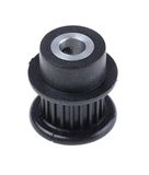 RS PRO GFK tandriemschijf voor 6 mm riemen, 20 tanden/verdeling 2 mm, boring 5 mm