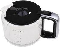 SEB Koffiekan SS208777 Transparant/Zwart/Zilver