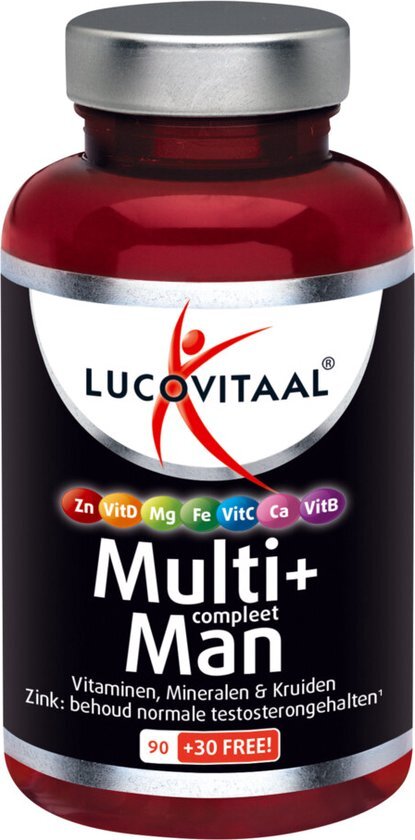 Lucovitaal Multi+ compleet man 120 Tabletten