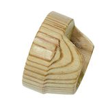 Gardinia Wandhouders voor gordijnroedes van Ø 28 mm, 1 paar, inclusief montagemateriaal, wandmontage, hout, grenen
