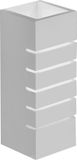 SLV Big White GL 100 SLOT Wandlamp Vierkant Wit Plaster E14 40W