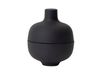 Design House Stockholm Bol avec couvercle S Sand Ø8,2 cm Black clay