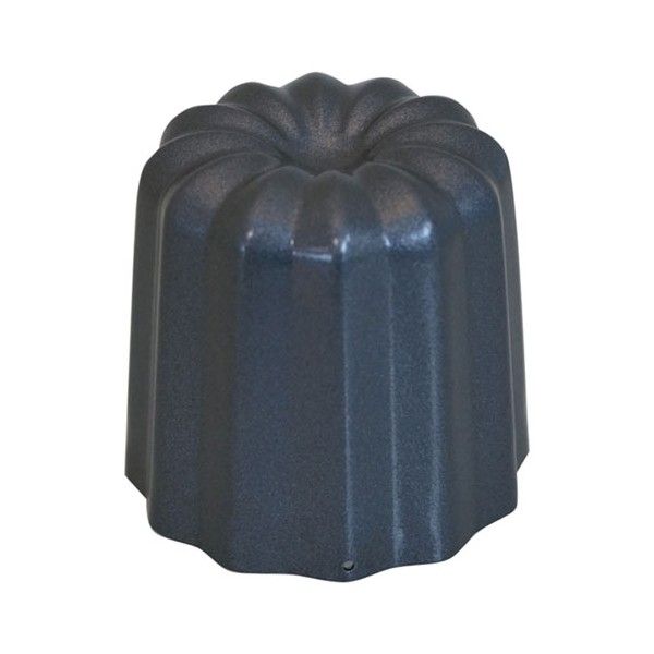 de Buyer 4718.05 Bakvormen - Rond - Zwart - 4 stuks