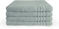 Byrklund Serviette de bain - Lot de 10 - Qualité hôtelière - 100% Coton (BCI) - 500 g/m² - 70x140 cm - Bleu mer