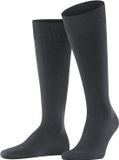 FALKE Ultra Energizing katoen kniekousen heren grijs - maat 39-40