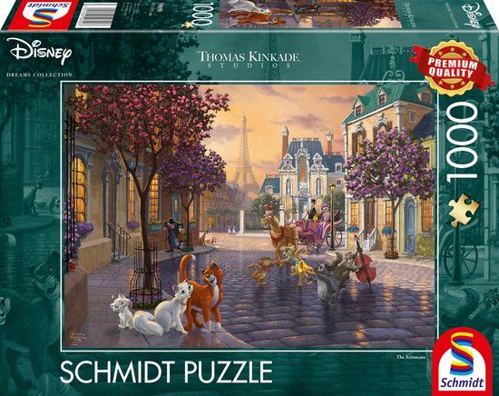 Schmidt Spiele Disney The Aristocats Contourpuzzel 1000 stukjes