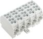 Weidmüller 1561750000 Bloc de distribution Vis Gris clair 1 pièce