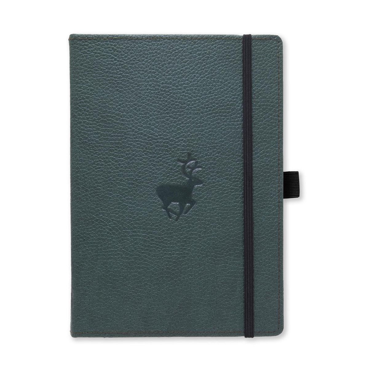 Dingbats Dingbats A5+ Wildlife Green Deer Notebook - Dotted