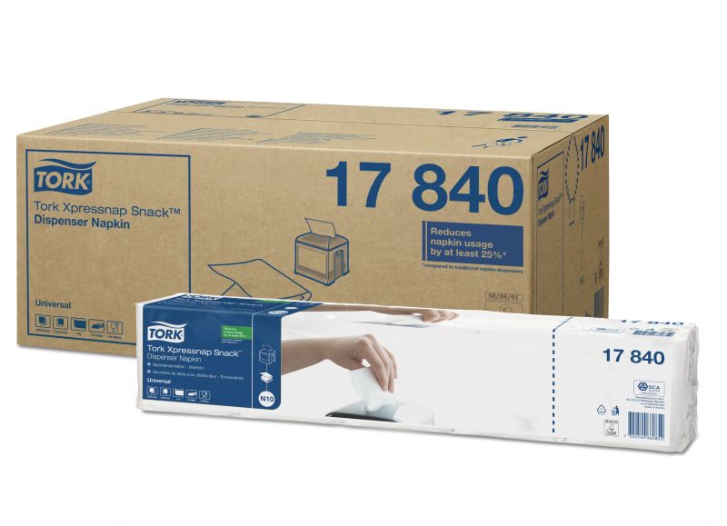 Tork 17840 Papieren servetten wit 21,6 cm 1125 stuks