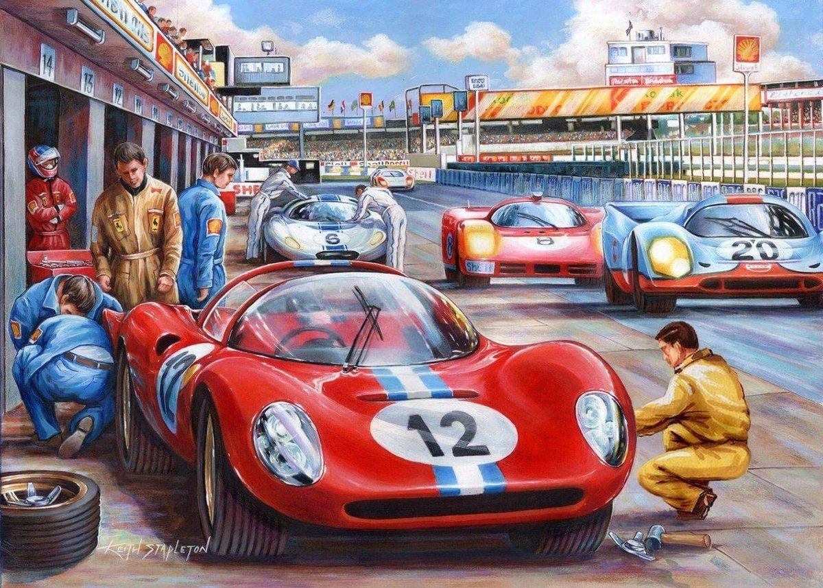House Of Puzzles Pit Stop Puzzel - 500 XL stukjes
