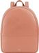 DUDU City rugzak leer 26,5 cm - rosa flamingo
