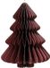 Kaemingk Suspension de Noël sapin marron pailleté 40 cm
