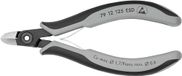 KNIPEX Precisie elektronica-zijsnijtang ESD, 79 12 125 ESD | met meer-componenten greep 125 mm