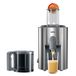 Braun Household Identity Collection J700 Juicer met krachtige sapcentrifuge, grote vulschacht voor hele vruchten, anti-druppelsysteem, 1000 watt, roestvrijstalen behuizing, zilver