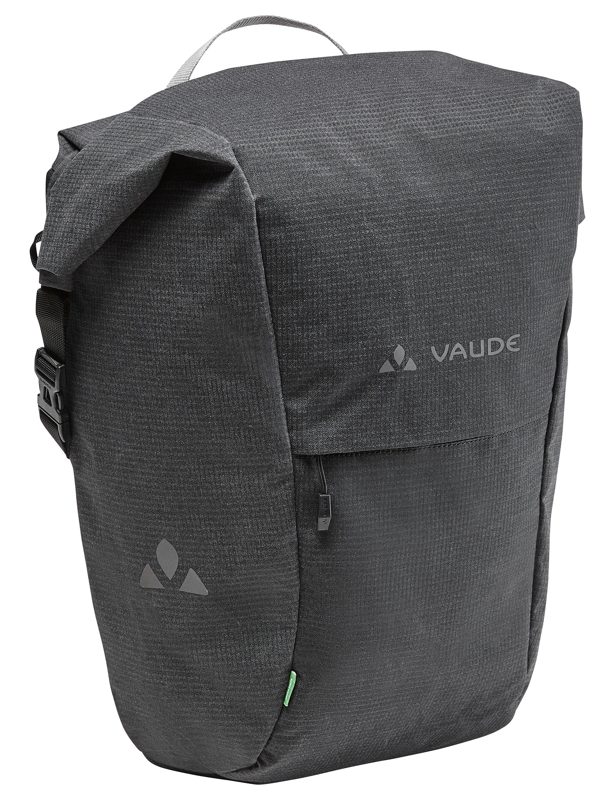 VAUDE Road Master Roll-It Luminum - Black - Rear Pannier - 46L