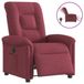 VidaXL Accent Chair Red Fabric