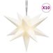 vidaXL Kerstlamp 10 LED's 5m aanloopsnoer Wit licht IP44