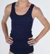 Beeren Set van 2x stuks heren hemd/singlet navy blauw 100% katoen - Herenondergoed hemden, maat: XL