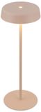 Briloner Pala Tafellamp oplaadbaar dimbaar draadloos IP44 warm wit licht beige Ø13 x 36,5 cm