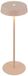 Briloner Pala Tafellamp oplaadbaar dimbaar draadloos IP44 warm wit licht beige Ø13 x 36,5 cm
