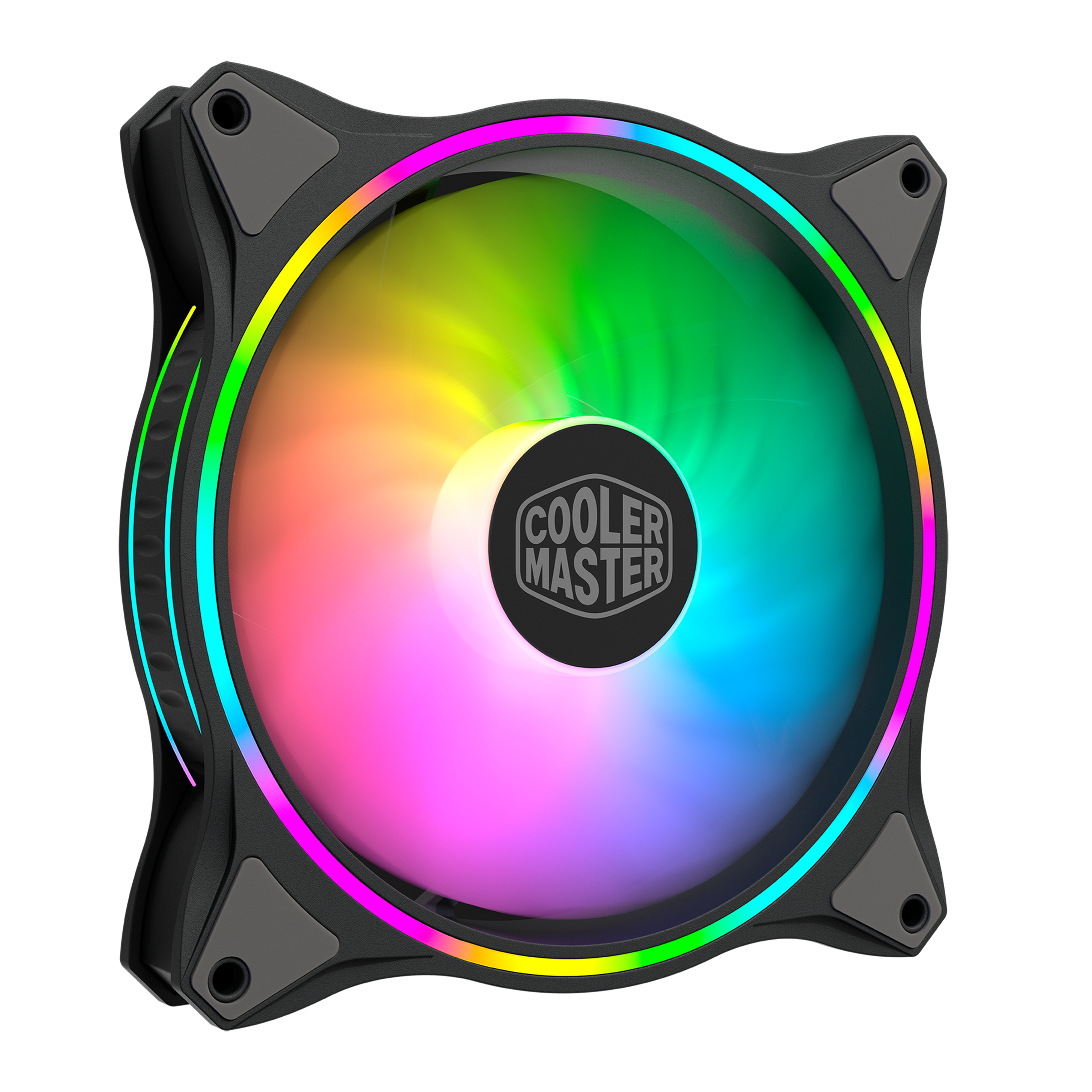 Cooler Master MasterFan MF140 Halo - Case Fan - 140mm - Black - Blue, Green, Red LED