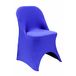RCZ Décor 4266us Opvouwbare Spandex Stoel Cover: 45cm x 77cm | Koningsblauw | 1 st