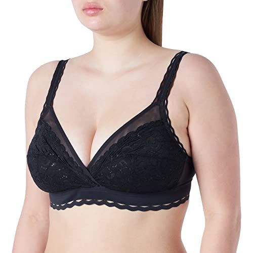 Playtex Dames Soutien-Gorge Capaur Croisé Féminin Recyclé BH - Zwart - 90D