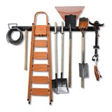 Wallmaster 15 STKS Tool Opslag Rack, Garage Opslag Muur Mount Organizer Tuin Tool Heavy Duty Rekken Bezem Houder Haken Hangers Max 420 Lbs voor Hark Schop Gazon Tuin