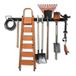 Wallmaster 15 STKS Tool Opslag Rack, Garage Opslag Muur Mount Organizer Tuin Tool Heavy Duty Rekken Bezem Houder Haken Hangers Max 420 Lbs voor Hark Schop Gazon Tuin