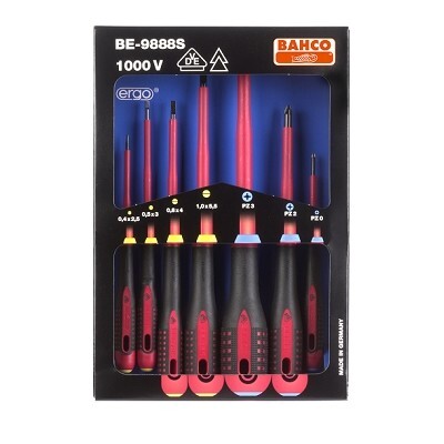 Bahco sets, BE-9888S ERGO 7-Delig