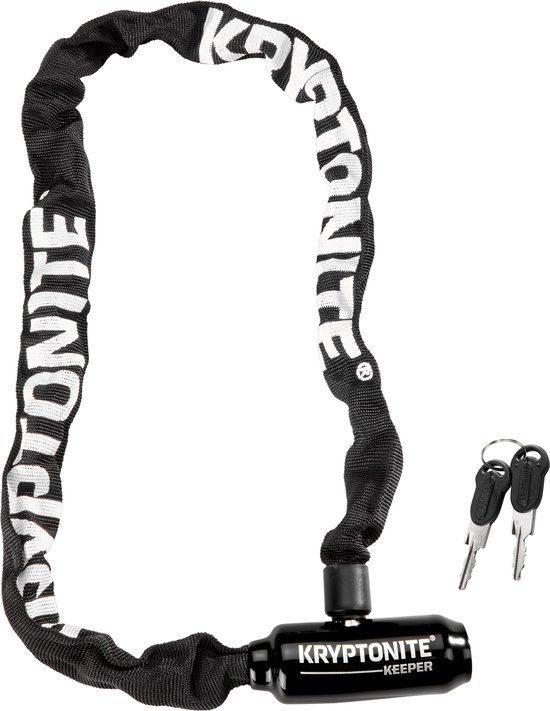 Kryptonite Keeper 585 Ketting met Geïntegreerd Slot - 85cm - Zwart