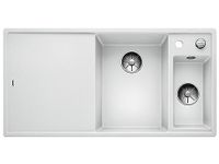BLANCO AXIA III 6 S | [100 x 51 x 20,2 cm] | voor 60 cm brede onderkasten | + snijplank | met glazen snijplank | hoofdbak rechts