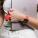 Nomad Rugged Sleutelhanger AirTag – Geschikt voor Apple AirTag – Gemaakt van polycarbonaat – Waterdichte IP-68 bescherming - Rood