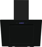 Exquisit KFD 807-2L Muurmontage Zwart 350 m³/uur