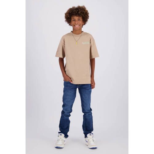 Raizzed T-shirt met backprint - bruin
