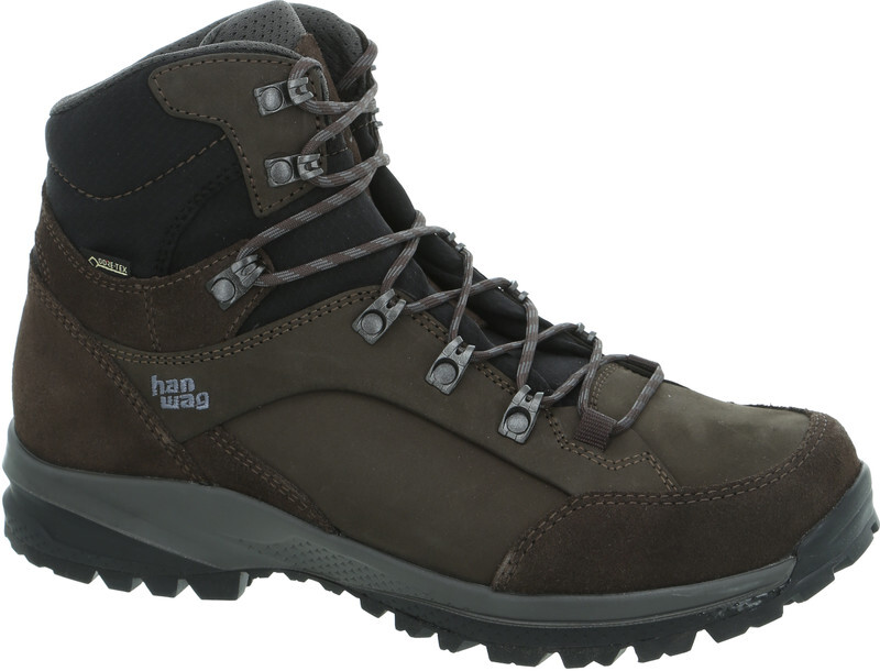 HANWAG Banks GTX Schoenen Heren, mocca/asphalt 2020 UK 11,5 | EU 46,5 Trekking- & Wandelschoenen