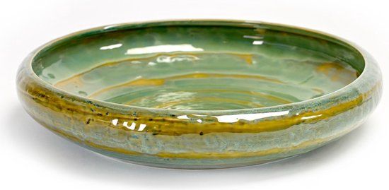 Serax Pascale Naessens Tabouleh Schaal - Ø31 cm - Zeegroen - Keramiek - Diep