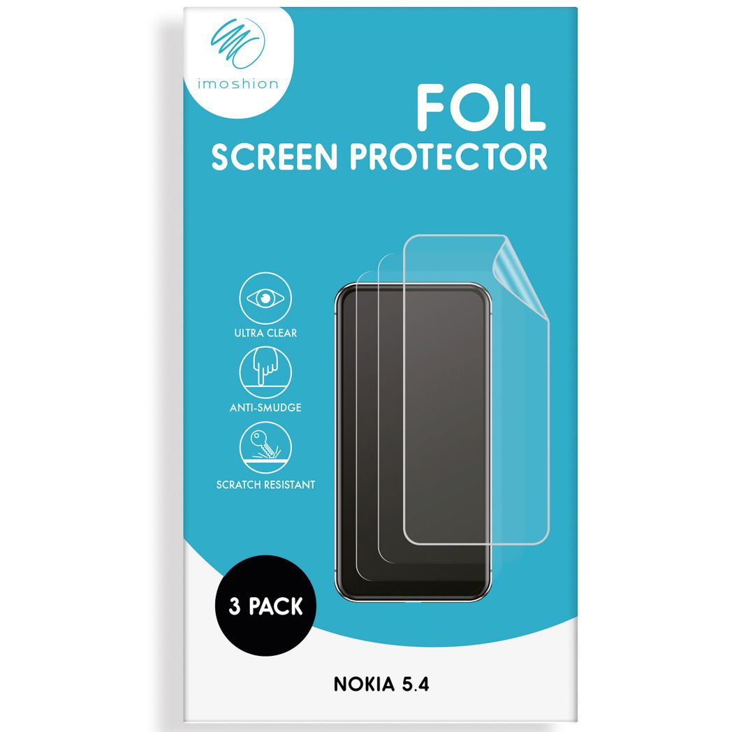 imoshion Folie 3 pack voor de Nokia 5 4 - 8719295447934
