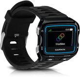 kwmobile horlogebandje geschikt voor Garmin Forerunner 920XT polsband - Smartwatch bandje van TPU - Activity tracker horloge band in zwart