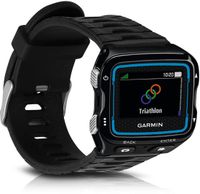 kwmobile horlogebandje geschikt voor Garmin Forerunner 920XT polsband - Smartwatch bandje van TPU - Activity tracker horloge band in zwart