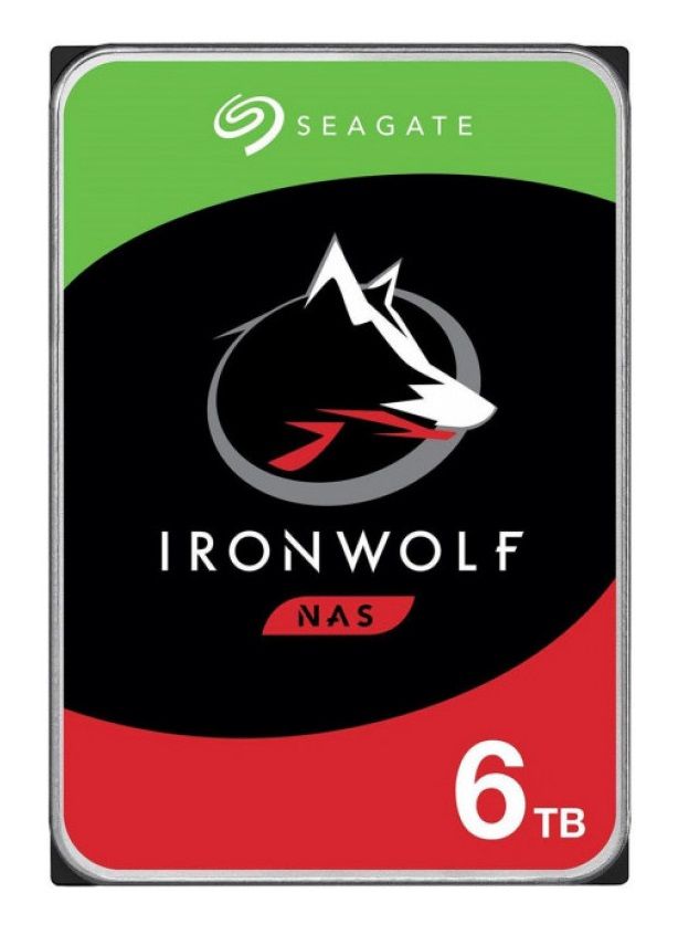 Seagate IronWolf - 6 TB - 3.5" - SATA III - 5400 RPM - HDD