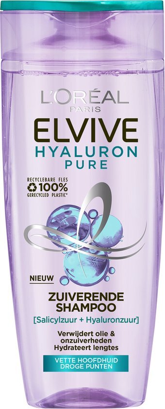 L'Oréal Paris Elvive Hyaluron Pure Zuiverende Shampoo - 250ml