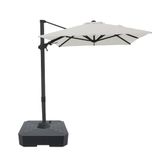 AXI Nyra parasol suspendue 200x300 cm anthracite/beige